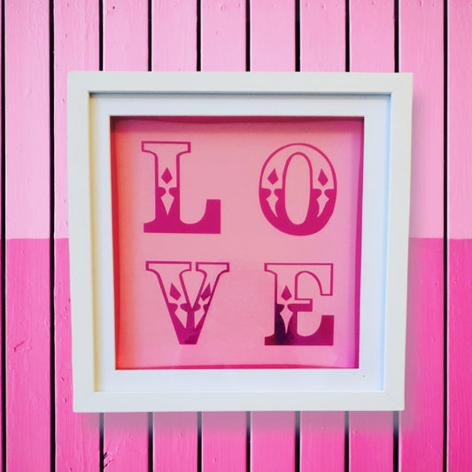 LOVE Print - Framed