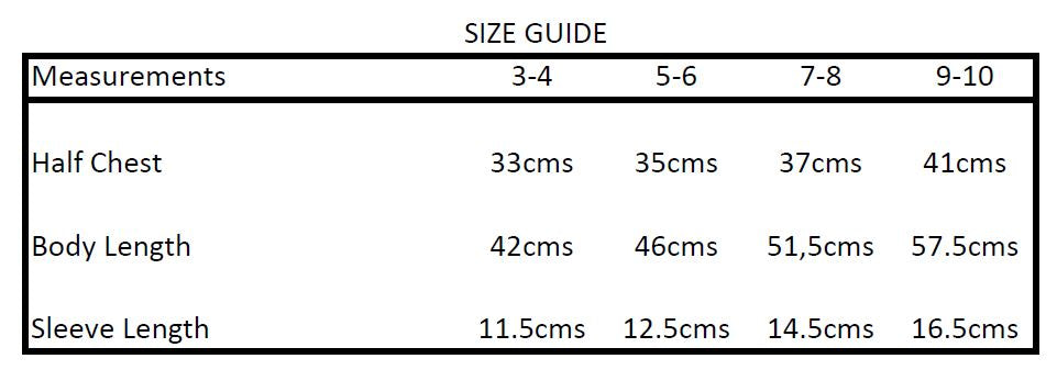 Kids Age T-shirt with custom number