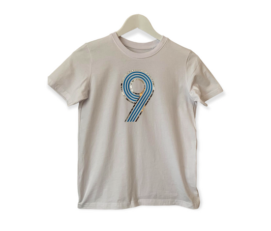 Kids Age T-shirt with custom number
