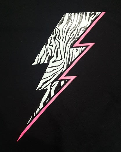 Ziggy Bolt Shopper Bag with neon flash