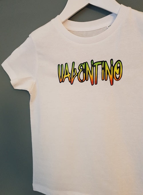 Custom Kids Graffiti Name T-shirt