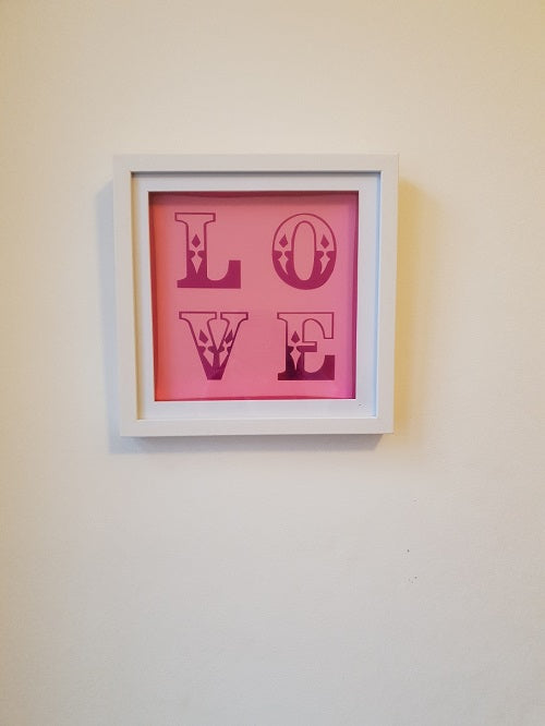 LOVE Print - Framed
