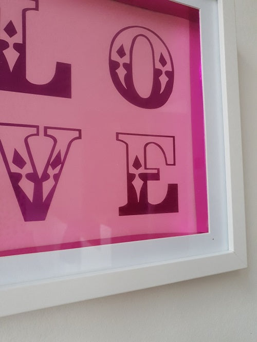 LOVE Print - Framed