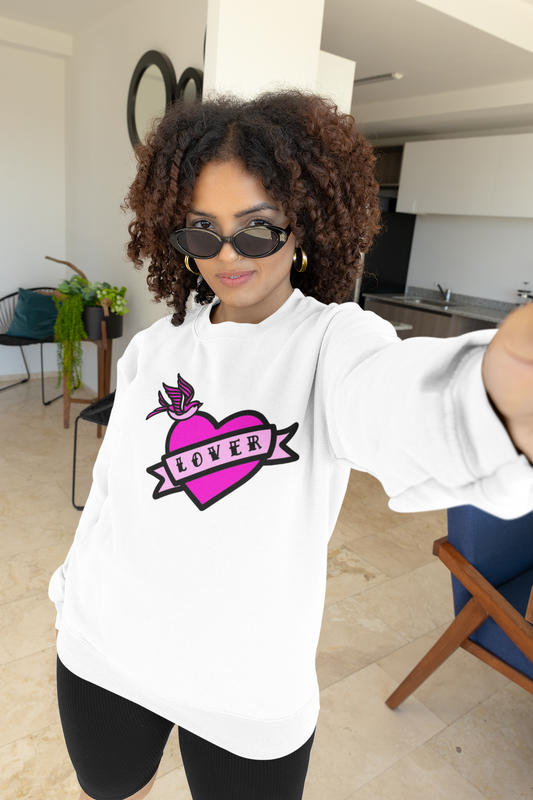 LOVER Tattoo heart Adult Sweatshirt