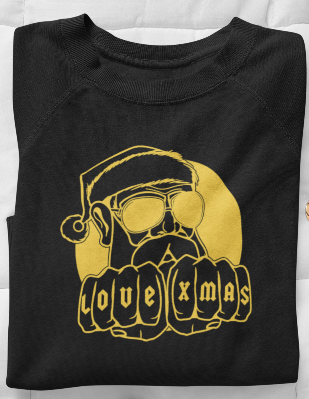Tattooed Santa sweatshirt