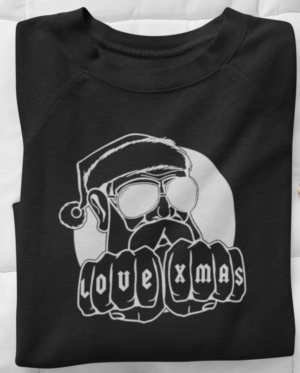 Tattooed Santa sweatshirt