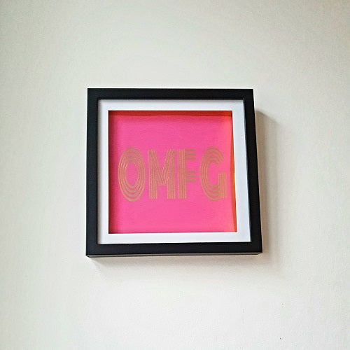 OMFG Print - Framed