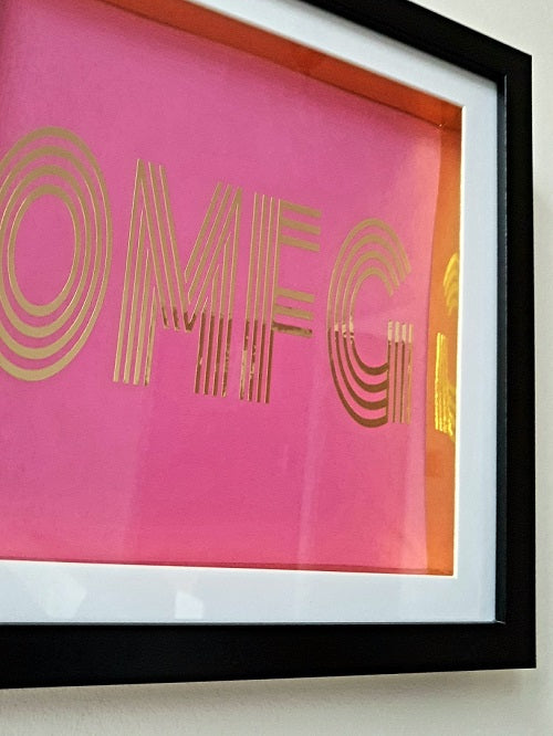 OMFG Print - Framed