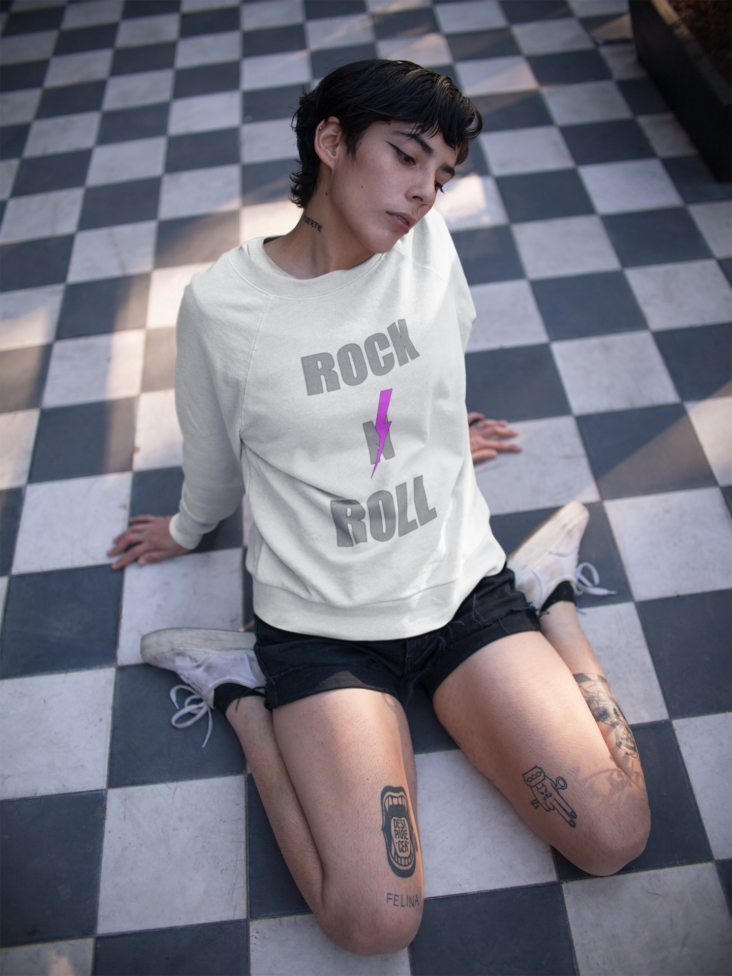 Rock n Roll Adult Sweatshirt