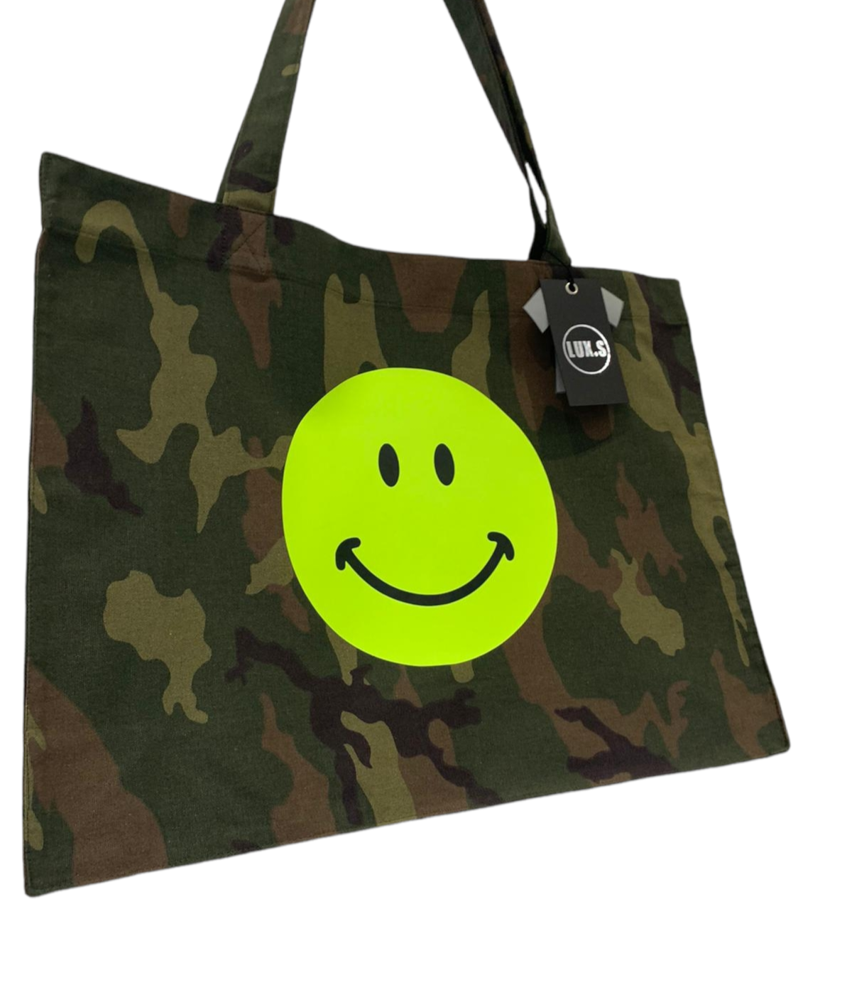 Old Skool Smiley Camo Bag